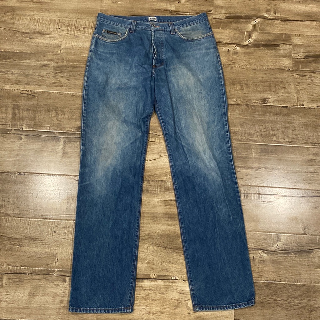 Dolce & Gabbana Blue Straight Jeans Timeless Style